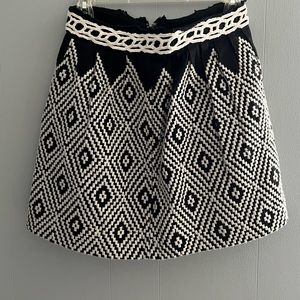 Free People black and white skirt